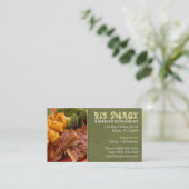 Carte de visite de restaurant barbecue (Debout devant)