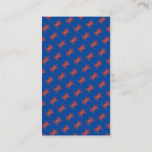 Carte de visite de restaurant de fruits de mer aux (Dos)