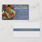 Carte de visite de restaurant mexicain (Devant / Derrière)