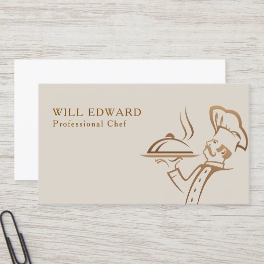 Carte de visite de restaurant | Modèle