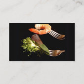 Carte de visite de restaurant moderne (Dos)