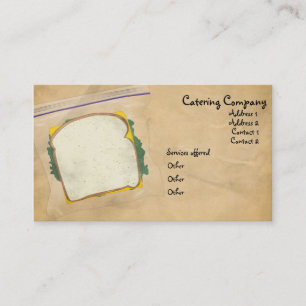 Carte de visite de restauration