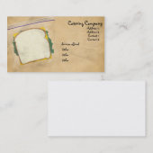 Carte de visite de restauration (Devant / Derrière)