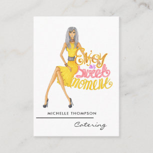 Carte de visite de restauration