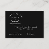 Carte de visite de restauration (Devant)