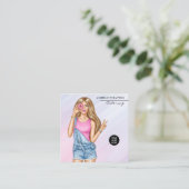 Carte de visite de restauration (Debout devant)