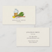 Carte de visite de restauration (Devant / Derrière)