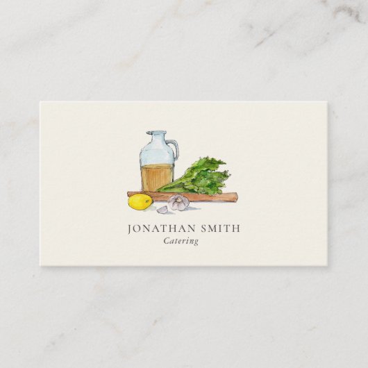 Carte de visite de restauration (Devant)