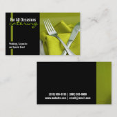 Carte de visite de restauration (Devant / Derrière)