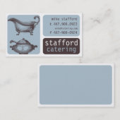 Carte de visite de restauration (Devant / Derrière)