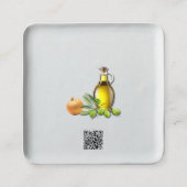 carte de visite de restauration (Dos)