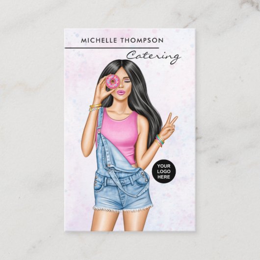 Carte de visite de restauration (Devant)