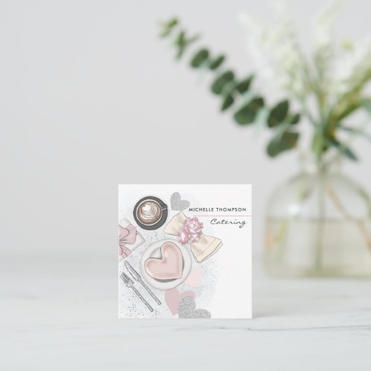 Carte de visite de restauration (Debout devant)