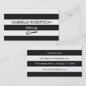 Carte de visite de restauration (Devant / Derrière)