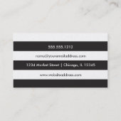 Carte de visite de restauration (Dos)