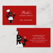 Carte de visite de restauration (Devant / Derrière)