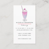 Carte de visite de restauration (Dos)