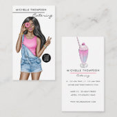 Carte de visite de restauration (Devant / Derrière)