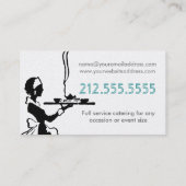 Carte de visite de restauration (Dos)