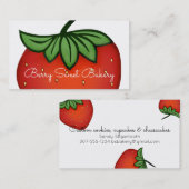 carte de visite de restauration de boulangerie de (Devant / Derrière)