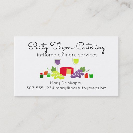 Carte de visite de restauration de chef (Devant)