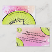 carte de visite de restauration de chef de (Devant / Derrière)