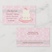 Carte de visite de restauration de gâteau (Devant / Derrière)