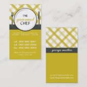 CARTE DE VISITE DE RESTAURATION :: table 10P (Devant / Derrière)