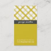 CARTE DE VISITE DE RESTAURATION :: table 10P (Dos)