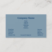 Carte de visite de retouche à la maison de (Dos)