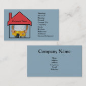 Carte de visite de retouche à la maison de (Devant / Derrière)