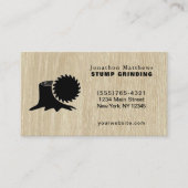 Carte de visite de retrait de la broyage de la tig (Devant)