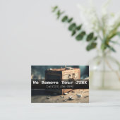 Carte de visite de retrait de la soute résidentiel (Debout devant)