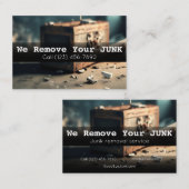 Carte de visite de retrait de la soute résidentiel (Devant / Derrière)