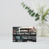 Carte de visite de retrait de la soute résidentiel (Debout devant)