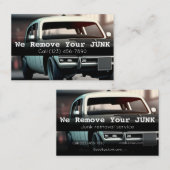 Carte de visite de retrait de la soute résidentiel (Devant / Derrière)