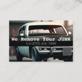 Carte de visite de retrait de la soute résidentiel (Devant)