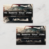 Carte de visite de retrait de la soute résidentiel (Devant / Derrière)