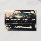 Carte de visite de retrait de la soute résidentiel (Devant)