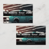 Carte de visite de retrait de la soute résidentiel (Devant / Derrière)