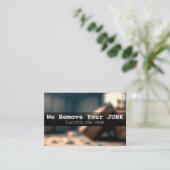 Carte de visite de retrait de la soute résidentiel (Debout devant)