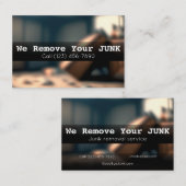 Carte de visite de retrait de la soute résidentiel (Devant / Derrière)