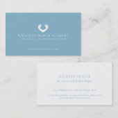 carte de visite de retraite du logo des mains de c (Devant / Derrière)