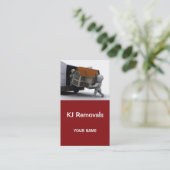 Carte de visite de retraits (Debout devant)