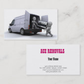 Carte de visite de retraits (Devant / Derrière)