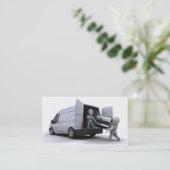 Carte de visite de retraits (Debout devant)