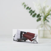 Carte de visite de retraits (Debout devant)