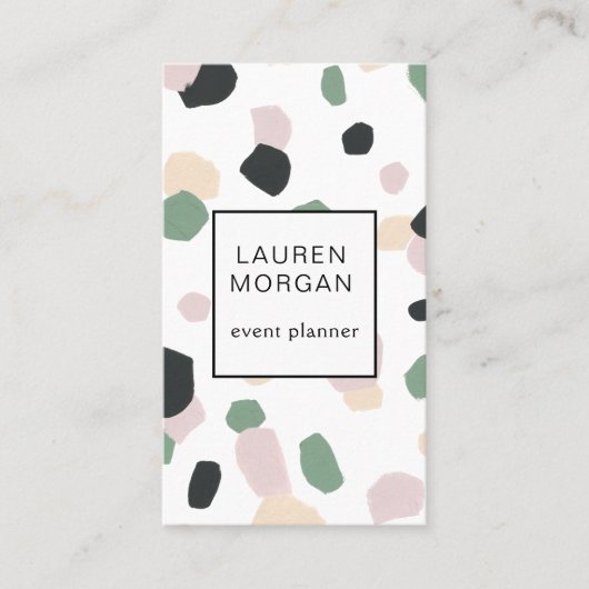 Carte de visite de rêve minimaliste (Devant)