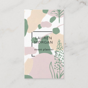 Carte de visite de rêve minimaliste