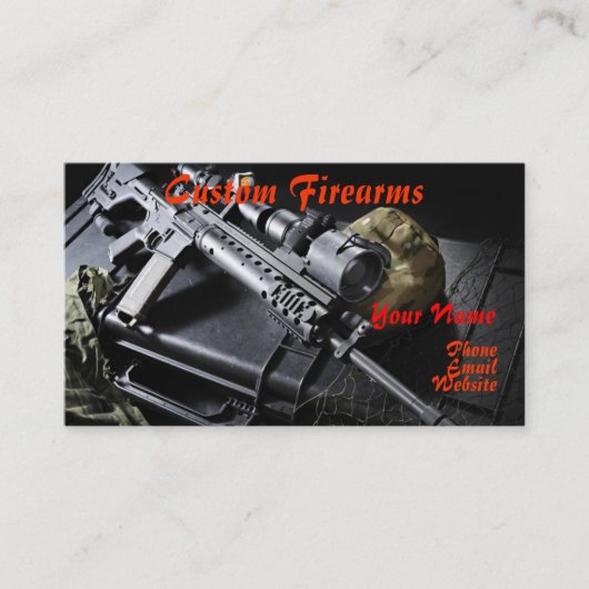 Carte de visite de revendeur FFL 8 (Devant)